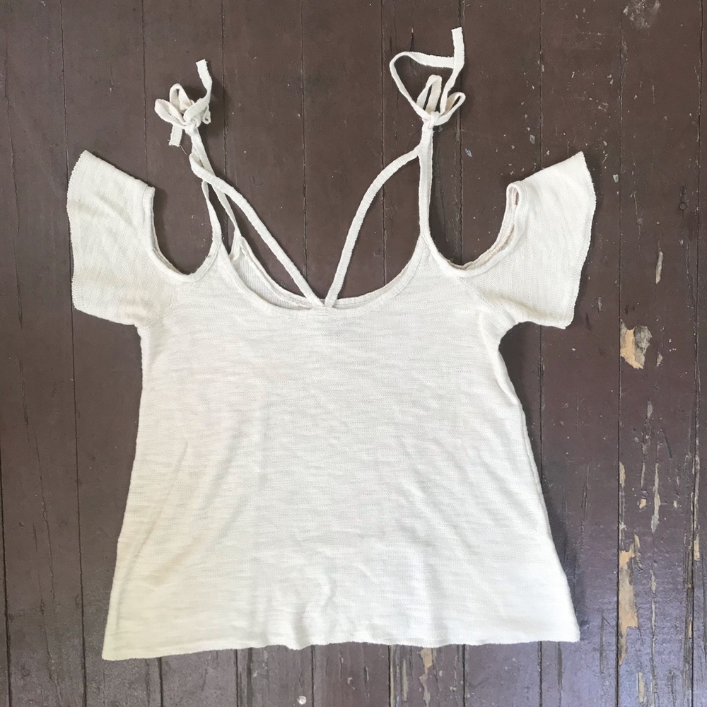 American Eagle Knot Strappy Sweater, size: Small